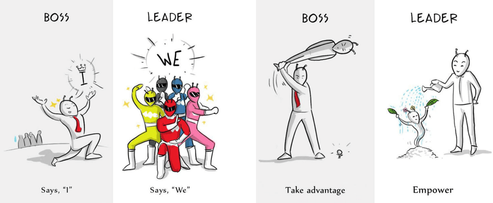 A lesson on business owners, bosses, and managers